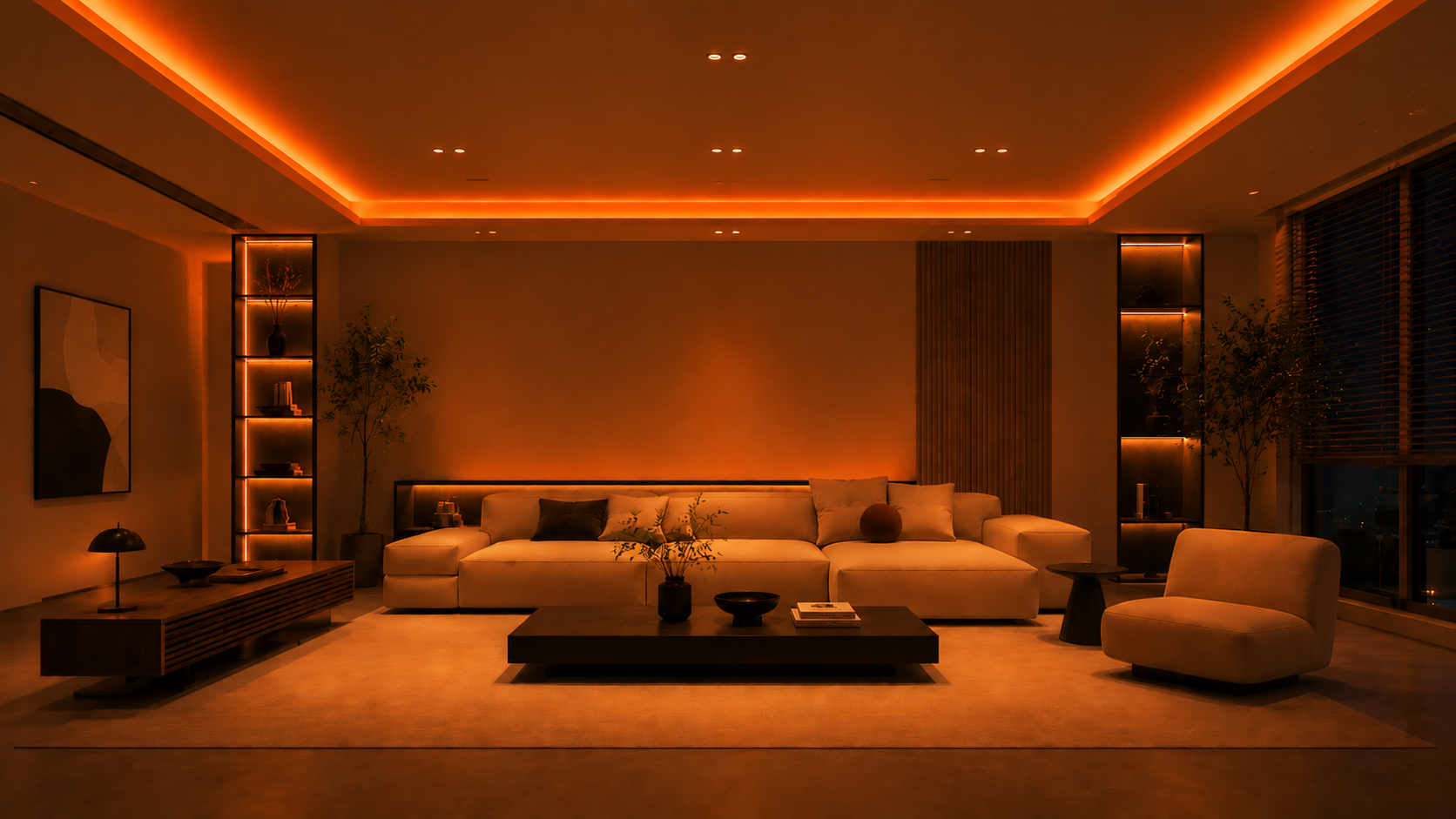 Room lighting scene